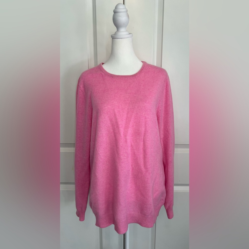 Charter Club Luxury Cashmere Women’s Pink Sweater Sz XL